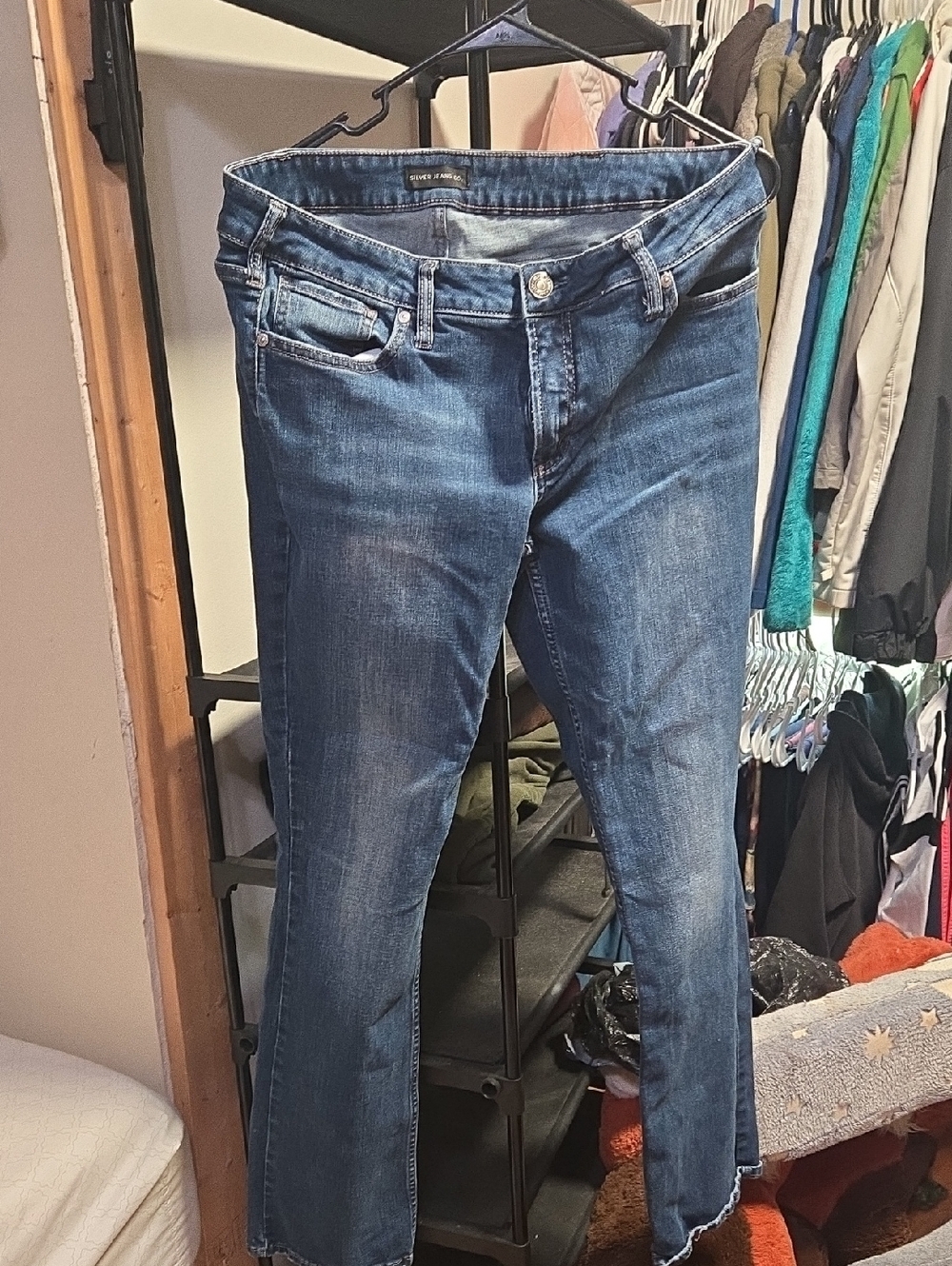 Silver Jeans Women's Bootcut Jeans in Medium Blue